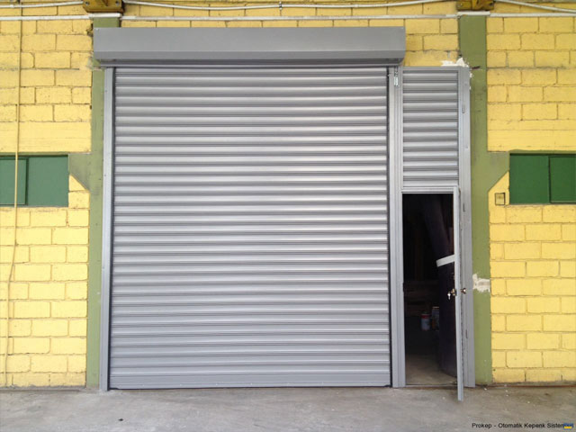 Ataşehir ofis girişi motorlu otomatik kepenk sistemi